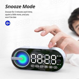 Wireless Speaker Small Stereo With Clock And Alarm Clock With Human Body Sensing Home Outdoor Portable Mini High Volume Small 3d Surround Overweight Subwoofer Car Carry-on Card With High Sound Quality
 Wireless Speaker Small Stereo With Clock And Alarm Clock With Human Body Sensing Home Outdoor Portable Mini High Volume Small 3d Surround Overweight Subwoofer Car Carry-on Card With High Sound Quality