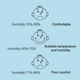 1PC High Precision Digital LCD Thermometer and Hygrometer Indoor Mini Household Temperature Sensor Household Stonego Hygrometer Gauge
