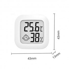 1PC High Precision Digital LCD Thermometer and Hygrometer Indoor Mini Household Temperature Sensor Household Stonego Hygrometer Gauge
