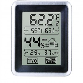 LCD Indoor digital temperature and humidity meter sensor Touch Screen household Digital Hygrometer Thermometer
