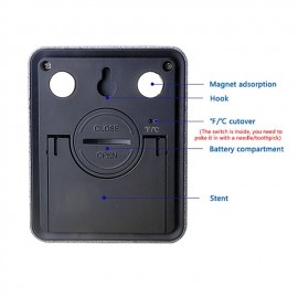 LCD Indoor digital temperature and humidity meter sensor Touch Screen household Digital Hygrometer Thermometer
