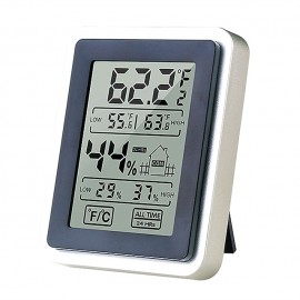 LCD Indoor digital temperature and humidity meter sensor Touch Screen household Digital Hygrometer Thermometer
