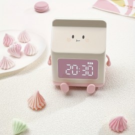 Milk box alarm clock for children's sleep training creative electronic clock silent bedside wake-up alarm clock countdown function
 Milk box alarm clock for children's sleep training creative electronic clock silent bedside wake-up alarm clock countdown function