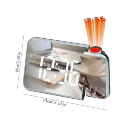 Digital Projection Alarm Clock For Bedroom Large LED Alarm Clock With 180 Projector On Ceiling Wall Projection Dimmer
 Digital Projection Alarm Clock For Bedroom Large LED Alarm Clock With 180 Projector On Ceiling Wall Projection Dimmer