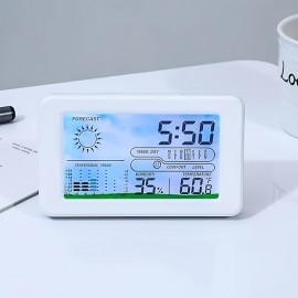 LCD Multi-function Weather Temperature And Humidity Electronic Clock Wall-mounted Household Large-screen Digital Calendar Shipment Without Battery
 LCD Multi-function Weather Temperature And Humidity Electronic Clock Wall-mounted Household Large-screen Digital Calendar Shipment Without Battery