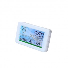 LCD Multi-function Weather Temperature And Humidity Electronic Clock Wall-mounted Household Large-screen Digital Calendar Shipment Without Battery
 LCD Multi-function Weather Temperature And Humidity Electronic Clock Wall-mounted Household Large-screen Digital Calendar Shipment Without Battery