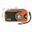 3600mAh Emergency Crank &NOAA Weather Radio Hand Crank/Solar/USB ChargingPortable Radio With (AM FM /WB) Radio With Other Function For BT Speaker &Flashlight& Phone Charger&Power Bank & MP3 Playe