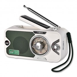 3600mAh Emergency Crank &NOAA Weather Radio Hand Crank/Solar/USB ChargingPortable Radio With (AM FM /WB) Radio With Other Function For BT Speaker &Flashlight& Phone Charger&Power Bank & MP3 Playe
