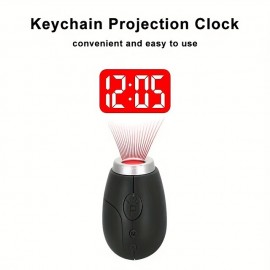 Creative Projection Electronic Clock LED Digital Clock Mini Portable Projection Clock Flashlight Keychain Projection Watch
 Creative Projection Electronic Clock LED Digital Clock Mini Portable Projection Clock Flashlight Keychain Projection Watch