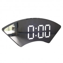 Creative Alarm Clock Fan-shaped Alarm Clock Snooze Alarm Clock Bedside Student Alarm Clock Modern Simple Multi-function Alarm Clock USB Charging Cable No Battery
 Creative Alarm Clock Fan-shaped Alarm Clock Snooze Alarm Clock Bedside Student Alarm Clock Modern Simple Multi-function Alarm Clock USB Charging Cable No Battery