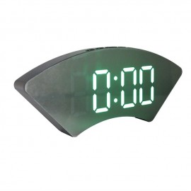 Creative Alarm Clock Fan-shaped Alarm Clock Snooze Alarm Clock Bedside Student Alarm Clock Modern Simple Multi-function Alarm Clock USB Charging Cable No Battery
 Creative Alarm Clock Fan-shaped Alarm Clock Snooze Alarm Clock Bedside Student Alarm Clock Modern Simple Multi-function Alarm Clock USB Charging Cable No Battery