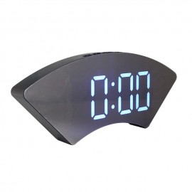 Creative Alarm Clock Fan-shaped Alarm Clock Snooze Alarm Clock Bedside Student Alarm Clock Modern Simple Multi-function Alarm Clock USB Charging Cable No Battery
 Creative Alarm Clock Fan-shaped Alarm Clock Snooze Alarm Clock Bedside Student Alarm Clock Modern Simple Multi-function Alarm Clock USB Charging Cable No Battery