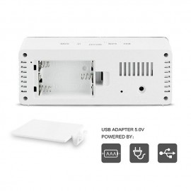 LED Light Mirror Alarm Clock with Dimmer Nap Temperature Function for Office Bedroom Travel Digital Clock Home Decor
 LED Light Mirror Alarm Clock with Dimmer Nap Temperature Function for Office Bedroom Travel Digital Clock Home Decor