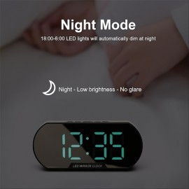 Smart Digital Alarm Clock with LED Display and USB Charging - Perfect for Students and Desktop Use
 Smart Digital Alarm Clock with LED Display and USB Charging - Perfect for Students and Desktop Use