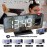 New Dual Alarm Clock Projection Electronic Clock LED Mirror Mirrors Large Screen Alarm Clock