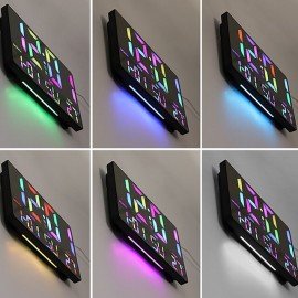 Color Large Font Alarm Clock LED Clock Bedside Clock Large Screen Electronic Clock Wall Clock
 Color Large Font Alarm Clock LED Clock Bedside Clock Large Screen Electronic Clock Wall Clock