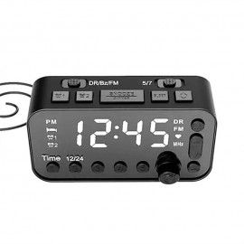 Digital Alarm Clock DAB/FM Radio Backup Dual Alarm Settings Jumbo Screen Display Electronic Desktop Clock with Snooze Function
 Digital Alarm Clock DAB/FM Radio Backup Dual Alarm Settings Jumbo Screen Display Electronic Desktop Clock with Snooze Function