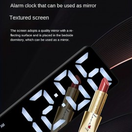 Digital Electronic Alarm Clock Large LED Alarm Clock With Temperature Display 12/24 Hours Snooze USB Plug Or AAA Power Supply Suitable For Bedroom And Living Room (No Batteries And Adapters)
 Digital Electronic Alarm Clock Large LED Alarm Clock With Temperature Display 12/24 Hours Snooze USB Plug Or AAA Power Supply Suitable For Bedroom And Living Room (No Batteries And Adapters)