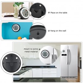 Indoor Humidity Touchscreen Thermometer Hygrometer LCD Temperature Display Meter Digital
