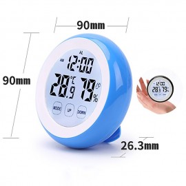 Indoor Humidity Touchscreen Thermometer Hygrometer LCD Temperature Display Meter Digital
