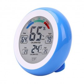 Indoor Humidity Touchscreen Thermometer Hygrometer LCD Temperature Display Meter Digital
