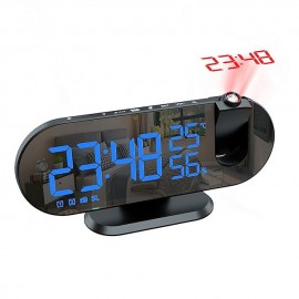 LED Projection Digital Alarm Clock for Bedrooms FM Radio Alarm Clock on Ceiling Temperature & Humidity Display 12/24H Snooze Dual Loud Alarm Clock
 LED Projection Digital Alarm Clock for Bedrooms FM Radio Alarm Clock on Ceiling Temperature & Humidity Display 12/24H Snooze Dual Loud Alarm Clock