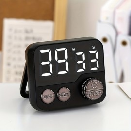 Multifunctional Rotary Timer Kitchen Timer LED Time Manager Student-specific Cooking And Baking Timer
 Multifunctional Rotary Timer Kitchen Timer LED Time Manager Student-specific Cooking And Baking Timer