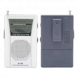 Portable Radios Small, AM FM Radio, Battery Radio Transistor With Power Indicator AA Battery Operated For Jogging Walking And Camping
