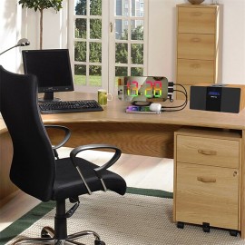 8813 Dynamic RGB Digital Alarm Clock Automatic Dimming Large HD Display Desktop Alarm Clock Dual USB Output Mirror LED Electronic Clock
 8813 Dynamic RGB Digital Alarm Clock Automatic Dimming Large HD Display Desktop Alarm Clock Dual USB Output Mirror LED Electronic Clock