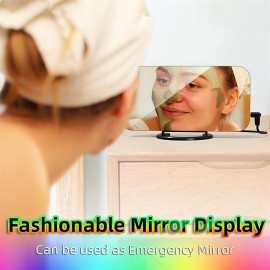 8813 Dynamic RGB Digital Alarm Clock Automatic Dimming Large HD Display Desktop Alarm Clock Dual USB Output Mirror LED Electronic Clock
 8813 Dynamic RGB Digital Alarm Clock Automatic Dimming Large HD Display Desktop Alarm Clock Dual USB Output Mirror LED Electronic Clock