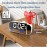 Multifunctional Radio Alarm Clock Student Specific Desktop Electronic Clock LED Night Light Projection Clock