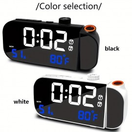Multifunctional Radio Alarm Clock Student Specific Desktop Electronic Clock LED Night Light Projection Clock
 Multifunctional Radio Alarm Clock Student Specific Desktop Electronic Clock LED Night Light Projection Clock