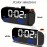 Multifunctional Radio Alarm Clock Student Specific Desktop Electronic Clock LED Night Light Projection Clock