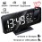 8827 Digital LED Desktop Alarm Clock Desktop Electronic Equipment FM Radio Display Temperature And Humidity Electronic Clock