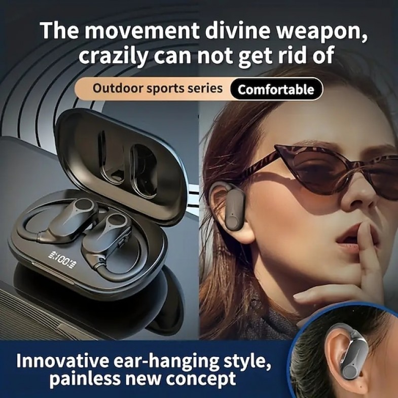 RD03 Bluetooth Headset Hanging Ear Sports Noise Cancelling HIFI Sound Quality
RD03 Bluetooth Headset Hanging Ear Sports Noise Cancelling HIFI Sound Quality